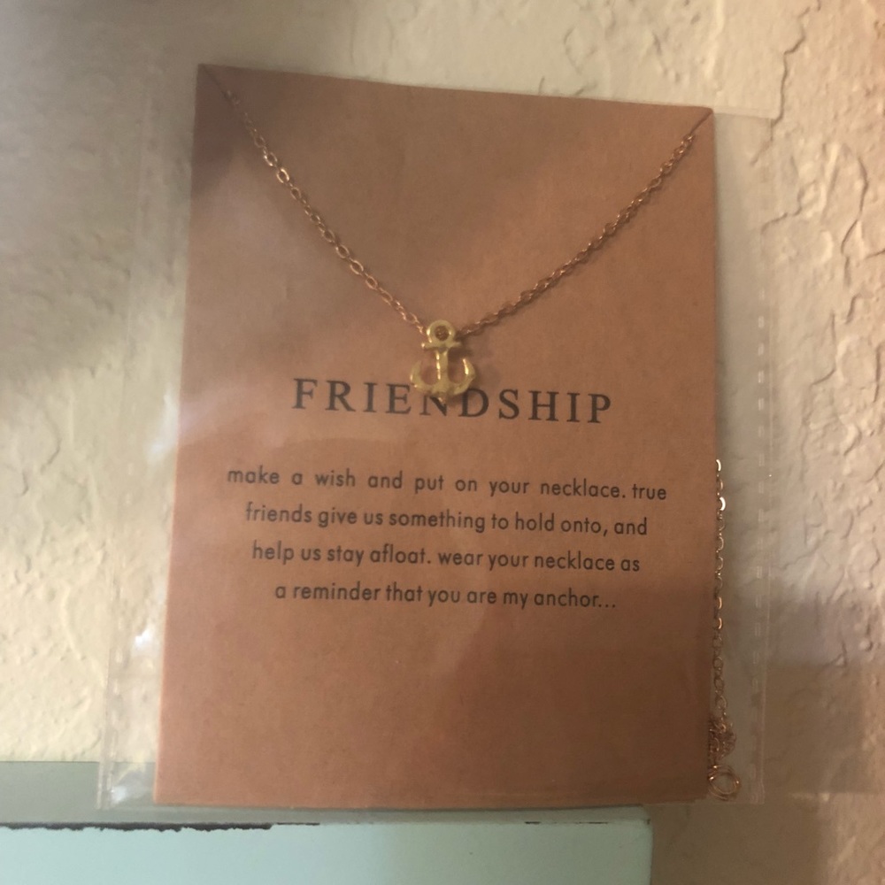 🎉SOLD🎉Friendship Anchor Necklace
